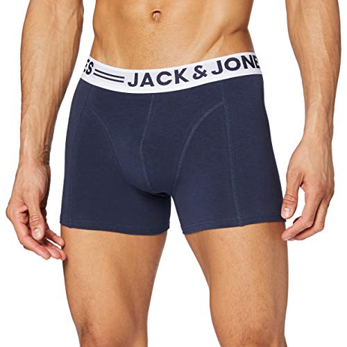 JACK & JONES Herren Boxershorts JACSENSE TRUNKS NOOS,Blau (Dress Blues),Medium von JACK & JONES