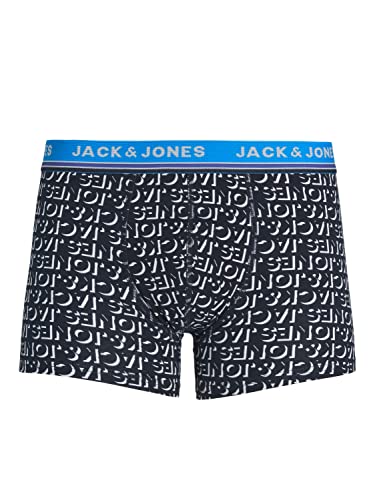 JACK & JONES Herren Jacstockton Weekendset Boxershorts, Navy Blazer/Pack:Navy Blazer-Aster Blue Navy Blazer, S von JACK & JONES