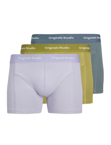 JACK & JONES Herren Jacvesterbro Solid Trunks 3 Pack Noos, Stormy Weather, x_l (3er Pack) von JACK & JONES