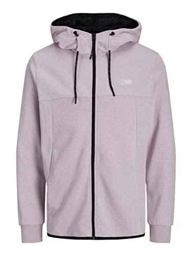 JACK & JONES Herren Jcoair Sweat Zip Hood Noos. Sweatshirtjacke, Violet Ice/Detail:Melange, M von JACK & JONES