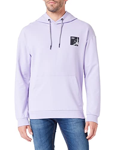 JACK & JONES Herren Jcofilo Sweat Hood Sn Kapuzenpullover, Lavender, M von JACK & JONES