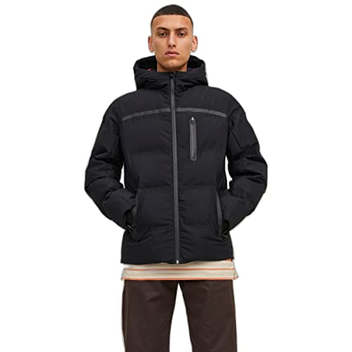 JACK & JONES Herren Jcoheat Down Jacket Steppjacke, Schwarz, M EU von JACK & JONES