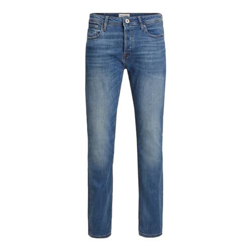 JACK & JONES Herren Jeans-Hose - JjiTim JjOriginal Denim Straight-Fit, Farbe:Blau, Jeans/Hosen Neu:34W / 32L von JACK & JONES
