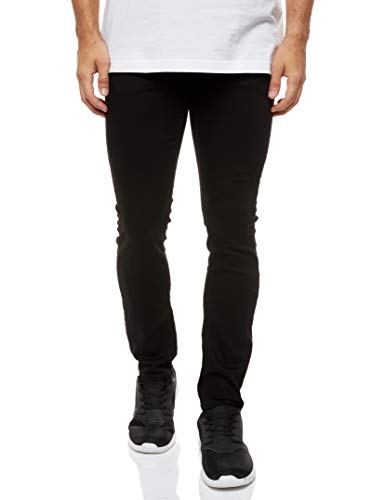 Herren Jack & Jones Slim Fit Jeans Glenn Skinny Tapered JJI Glenn ORIGINAL AM, Farben:Schwarz, Größe Jeans:27W / 30L von JACK & JONES