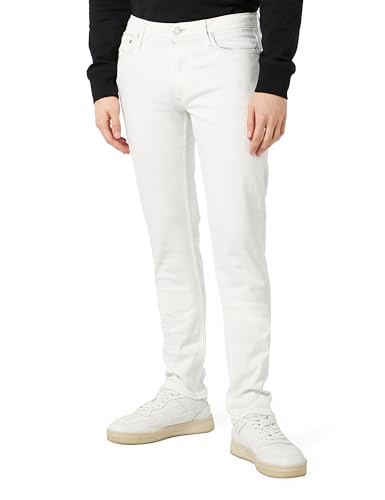 JACK & JONES Herren Jeanshose Jjiglenn Jjevan Cj 977 Sn Lily White 30W / 34L von JACK & JONES
