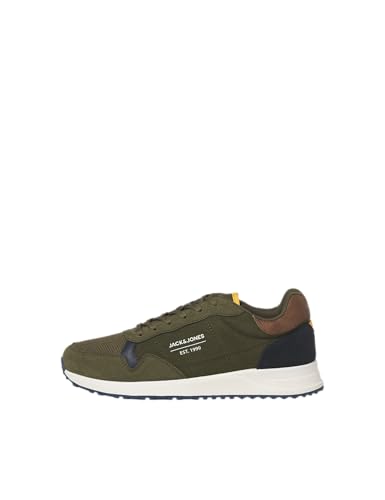 JACK & JONES Herren Jfwbeech Pu Combo Sneaker, Olive Night, 41 EU JACK & JONES Herren Jfwbeech Pu Combo Sneaker, Olive Night, 41 EU von JACK & JONES