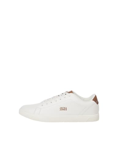 JACK & JONES Herren Jfwbosley Pu Sneaker Noos, White, 43 EU von JACK & JONES