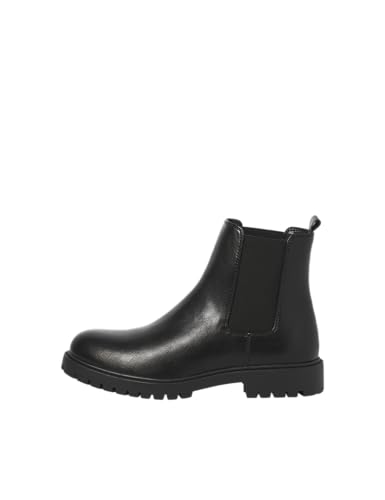 JACK & JONES Herren Jfwbrandon Pu Chelsea Boot, Anthracite, 40 EU von JACK & JONES