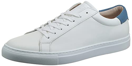 JACK&JONES Herren Jfwcorey Leather Noos Sneaker, White, 40 EU von JACK & JONES