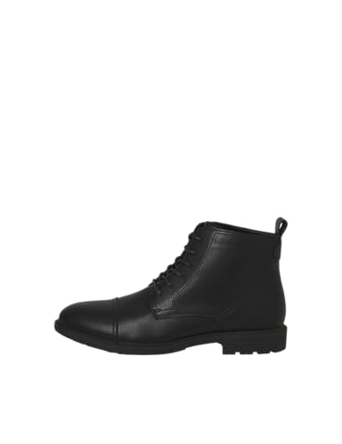 JACK & JONES Herren Jfwdanby Pu Boot, Anthracite, 44 EU von JACK & JONES