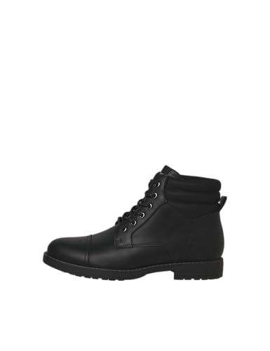 JACK & JONES Herren Jfwdewsbury Pu Boot, Anthracite, 41 EU von JACK & JONES