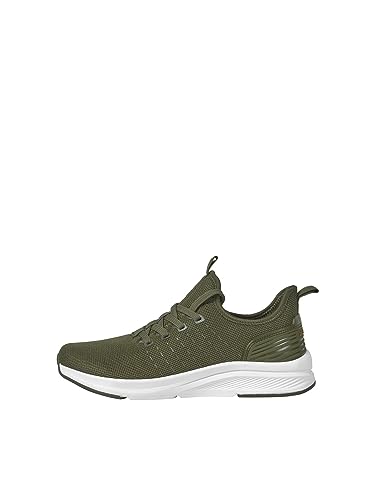 JACK & JONES Herren Jfwfisher Knit Sneaker, Olive Night, 41 EU von JACK & JONES