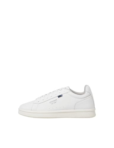 JACK & JONES Herren Jfwhaven Tumble Pu Nubuck, Bright White, 40 EU von JACK & JONES