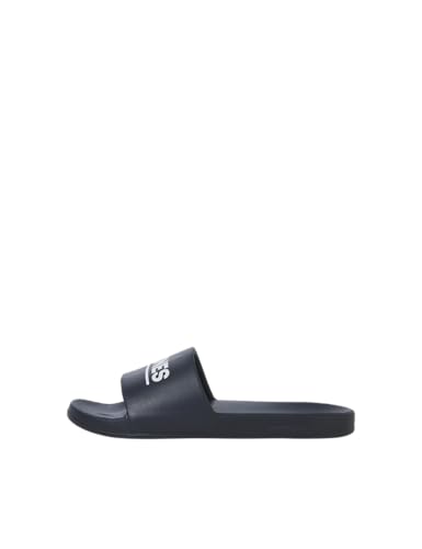 JACK & JONES Herren Jfwollie Slider Ln Badelatschen, Anthracite, 40 EU von JACK & JONES