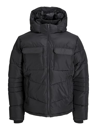 JACK & JONES Herren Jjbuild Puffer Jacket Pufferjacke, Schwarz, XL von JACK & JONES