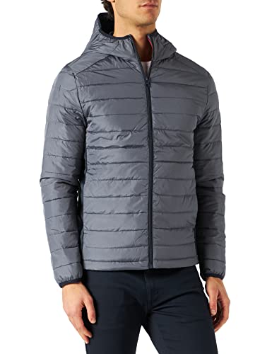 JACK & JONES Herren Jjeace Spring Puffer Hood Steppjacke mit Kapuze, Grisaille, XL von JACK & JONES