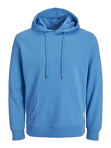 JACK & JONES Herren Jjebasic Sweat Hood Noos Kapuzenpullover, Blithe, L EU von JACK & JONES