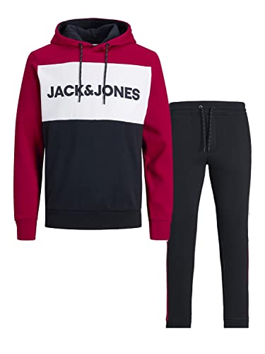 JACK & JONES JJELOGO BLOCKING SWEAT HOOD SET MP NOOS von JACK & JONES