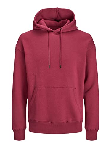 JACK & JONES Herren Jjestar Basic Sweat Hood Kapuzenpullover, Rhododendron, L EU von JACK & JONES