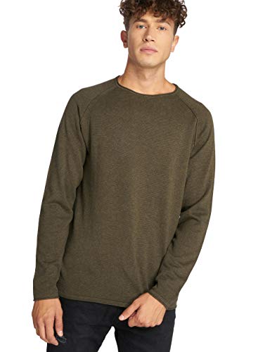 JACK & JONES Herren Jjeunion Knit Crew Neck Noos Pullover, Olive Night, S EU von JACK & JONES