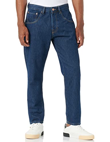 JACK & JONES Herren Jjifrank Jjleen Mf 274 Jeans, Blue Denim, 34W / 32L EU von JACK & JONES