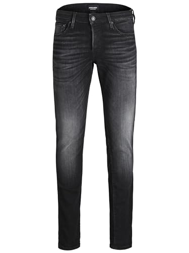 JACK & JONES Herren Jjiglenn Jjicon Jj 557 50sps Noos Jeans, Black Denim, 33W / 36L EU von JACK & JONES