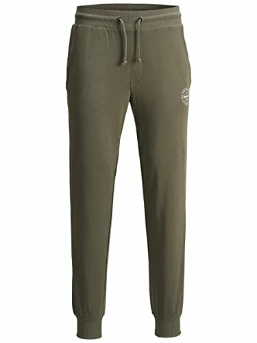 JACK & JONES Herren Jjigordon Jjshark Sweat Pants At Noos Trainingshose, Dusty Olive, L EU von JACK & JONES