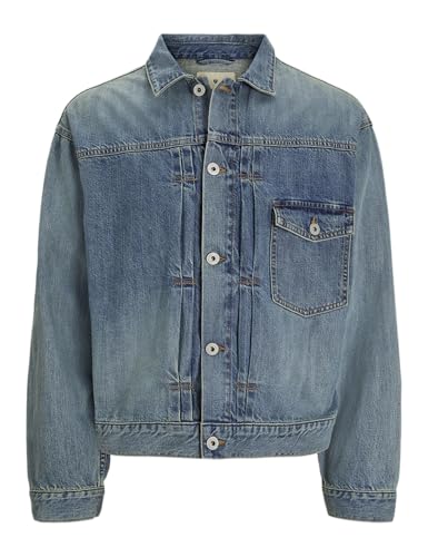 JACK & JONES Herren Jjikevin Jjjacket Sq 963, Blue Denim, s von JACK & JONES