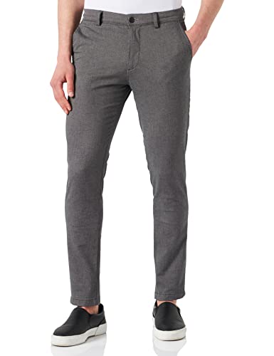 JACK & JONES Herren Chino Hose JPSTMARCO JJFURY - Slim Fit Braun Grau Beige, Größe:27W / 32L, Farbvariante:Drizzle 12206198 von JACK & JONES