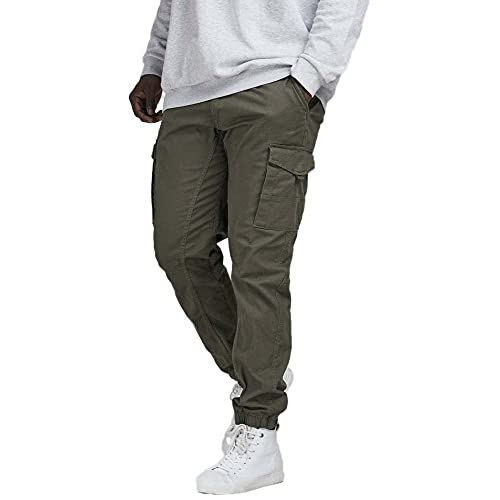 JACK & JONES Herren Jpstpaul Jjflake Akm542 Olive N. Ps Noos Hose, Olive Night, 46W 34L EU von JACK & JONES