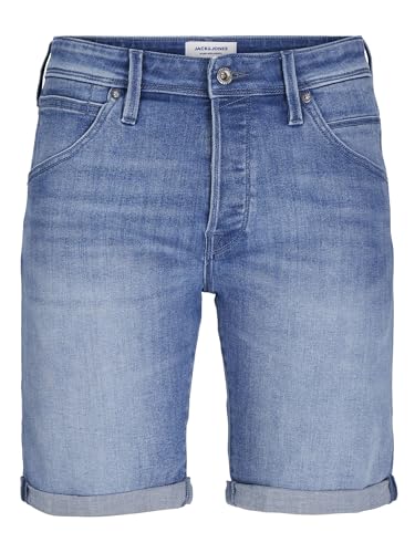 JACK&JONES Herren Jjirick Jjfox 310 Sn Shorts, Blue Denim/Pack:AM 318, XS JACK&JONES Herren Jjirick Jjfox 310 Sn Shorts, Blue Denim/Pack:AM 318, XS von JACK & JONES