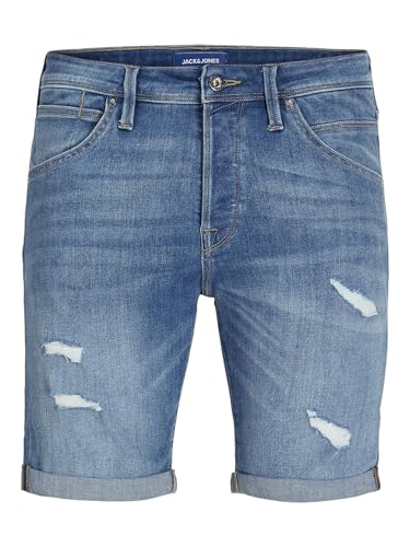 JACK&JONES Herren Jjirick Jjfox 310 Sn Shorts, Blue Denim/Pack:AM 319 W. Breaks, XS JACK&JONES Herren Jjirick Jjfox 310 Sn Shorts, Blue Denim/Pack:AM 319 W. Breaks, XS von JACK & JONES