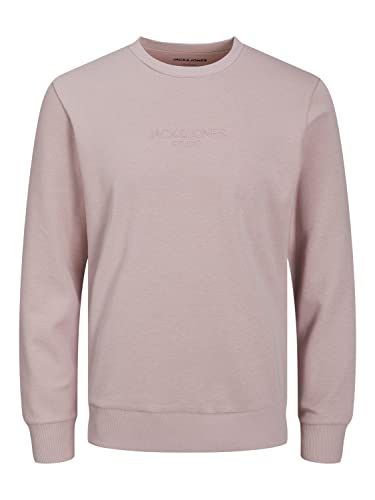 JACK & JONES Herren Jjloui Crew Neck Sweatshirt, Deauville Mauve, L EU von JACK & JONES