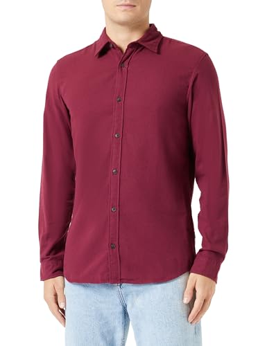 JACK & JONES Herren Jjplain Fall Solid Shirt Ls 12236943 ,Port Royale ,L von JACK & JONES