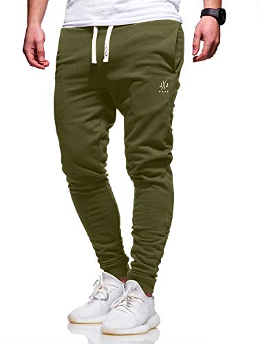 JACK & JONES Herren Jogginghose Sweat Pants Trainingshose Freizeithose Joggers Streetwear (XXX-Large, Olive Night) von JACK & JONES