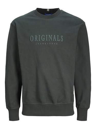 JACK&JONES Herren JORFREDERIKSBERG Sweat Crew Neck Sweatshirt, Forest River, L JACK&JONES Herren JORFREDERIKSBERG Sweat Crew Neck Sweatshirt, Forest River, L von JACK & JONES