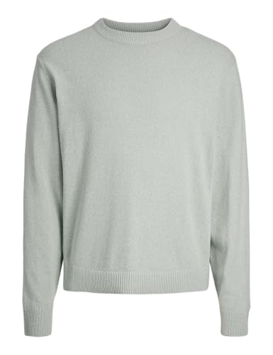 JACK & JONES Herren Jormarbella Knit Crew Neck Strickpullover, Gray Mist, M von JACK & JONES