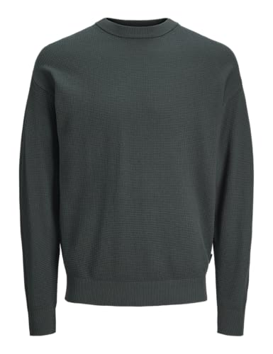 JACK & JONES Herren Jorscott Knit Crew Neck Strickpullover, Forest River,M von JACK & JONES