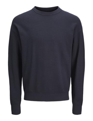 JACK & JONES Herren Jorscott Knit Crew Neck Strickpullover, Sky Captain,XL von JACK & JONES