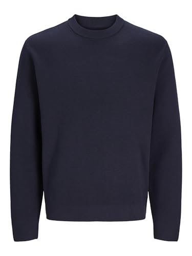 JACK & JONES Herren Jprblamilano Stitch Knit Crew Neck Strickpullover, Night Sky ,L von JACK & JONES
