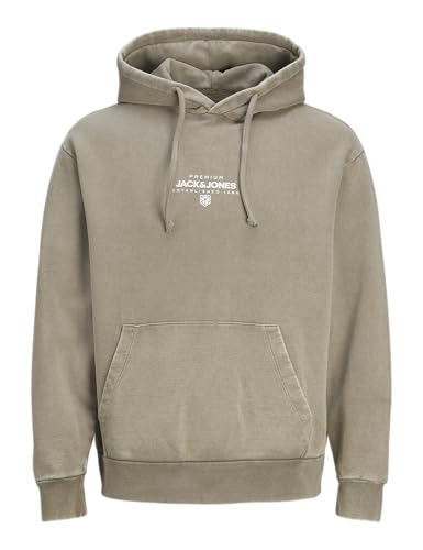 JACK&JONES Herren Jprbluaxton Sweat Hood Kapuzenpullover, Overland Trek, XS von JACK & JONES