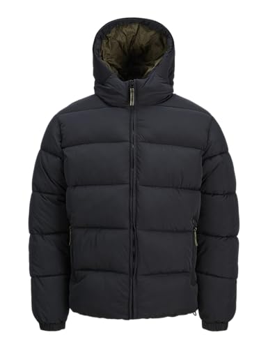 JACK&JONES Herren JPRBLUBROOK Puffer Pufferjacke, Black, XS von JACK & JONES
