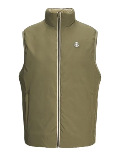 JACK&JONES Herren Jprblubrook Reversible Vest Weste, Olive Night, L von JACK & JONES