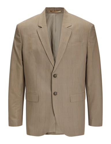 JACK&JONES Herren Jprbushwick Harry Blazer Reg Noos Anzugjacke, Greige/Checks:Regular FIT, 6 JACK&JONES Herren Jprbushwick Harry Blazer Reg Noos Anzugjacke, Greige/Checks:Regular FIT, 6 von JACK & JONES
