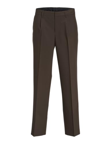 JACK & JONES Herren Jprbushwick Harry Trouser Relaxed Fit Anzughose, Slate Black/Fit:Relaxed Fit, 48 EU von JACK & JONES