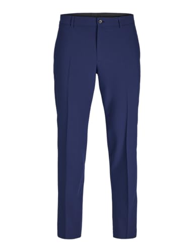 JACK&JONES Herren JPRBUSHWICK Harry Trouser Slim Anzughose, Medieval Blue/Fit:Slim FIT, 22 von JACK & JONES