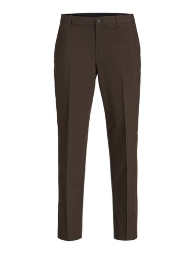 JACK & JONES Herren Jprbushwick Harry Trouser Slim Fit Anzughose, Slate Black/Checks:Slim Fit, 46 EU von JACK & JONES