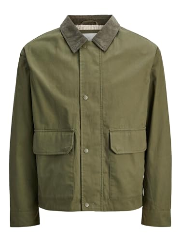 JACK & JONES Herren Jprccriver Utility Jacket Sn, Forest Night, l von JACK & JONES