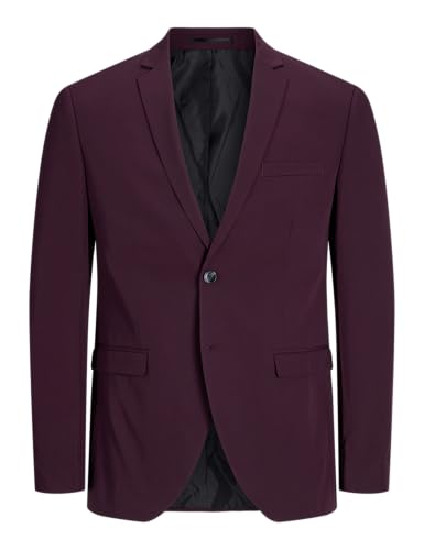 JACK & JONES Herren Jprcosta Blazer Anzugjacke, Winetasting/Fit:super Slim Fit, 56 JACK & JONES Herren Jprcosta Blazer Anzugjacke, Winetasting/Fit:super Slim Fit, 56 von JACK & JONES