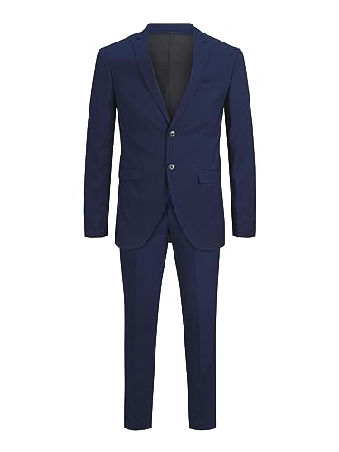 JACK & JONES Herren Jprfranco Suit Ps Anzug, Medieval Blue, 64 EU von JACK & JONES